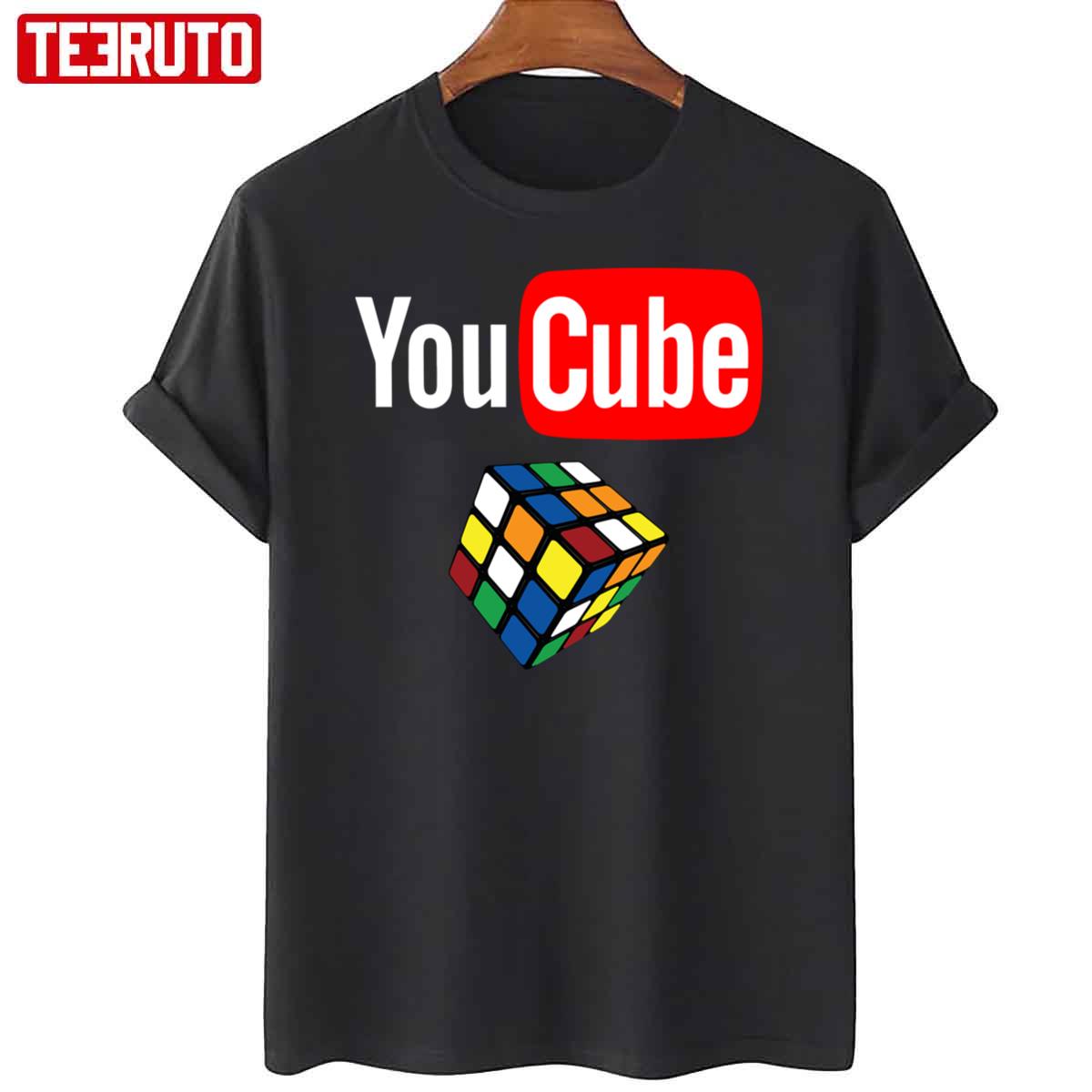 You Cube Puzzle Cube Youtube Logo Inspired Unisex T-Shirt