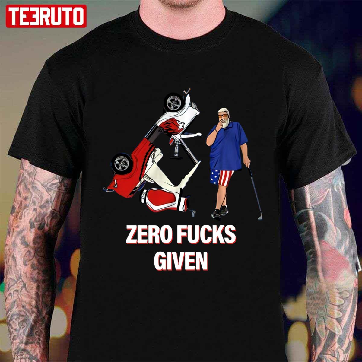 Zero Fucks Given John Daly Unisex T-Shirt