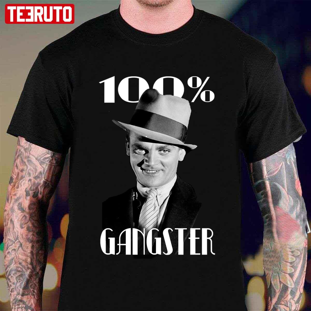 100% Gangster Beautiful Model Vintage Photographic Unisex T-Shirt
