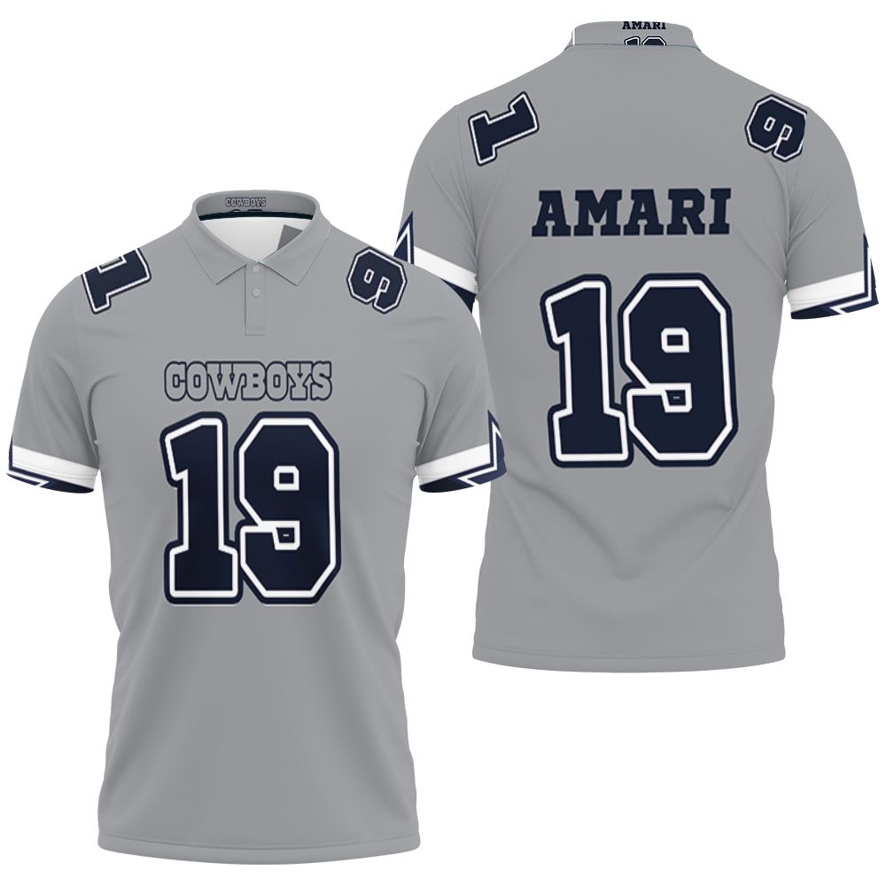19 Amari Cooper Cowboys Jersey Inspired Style Polo Shirt All Over Print Shirt 3d T-shirt