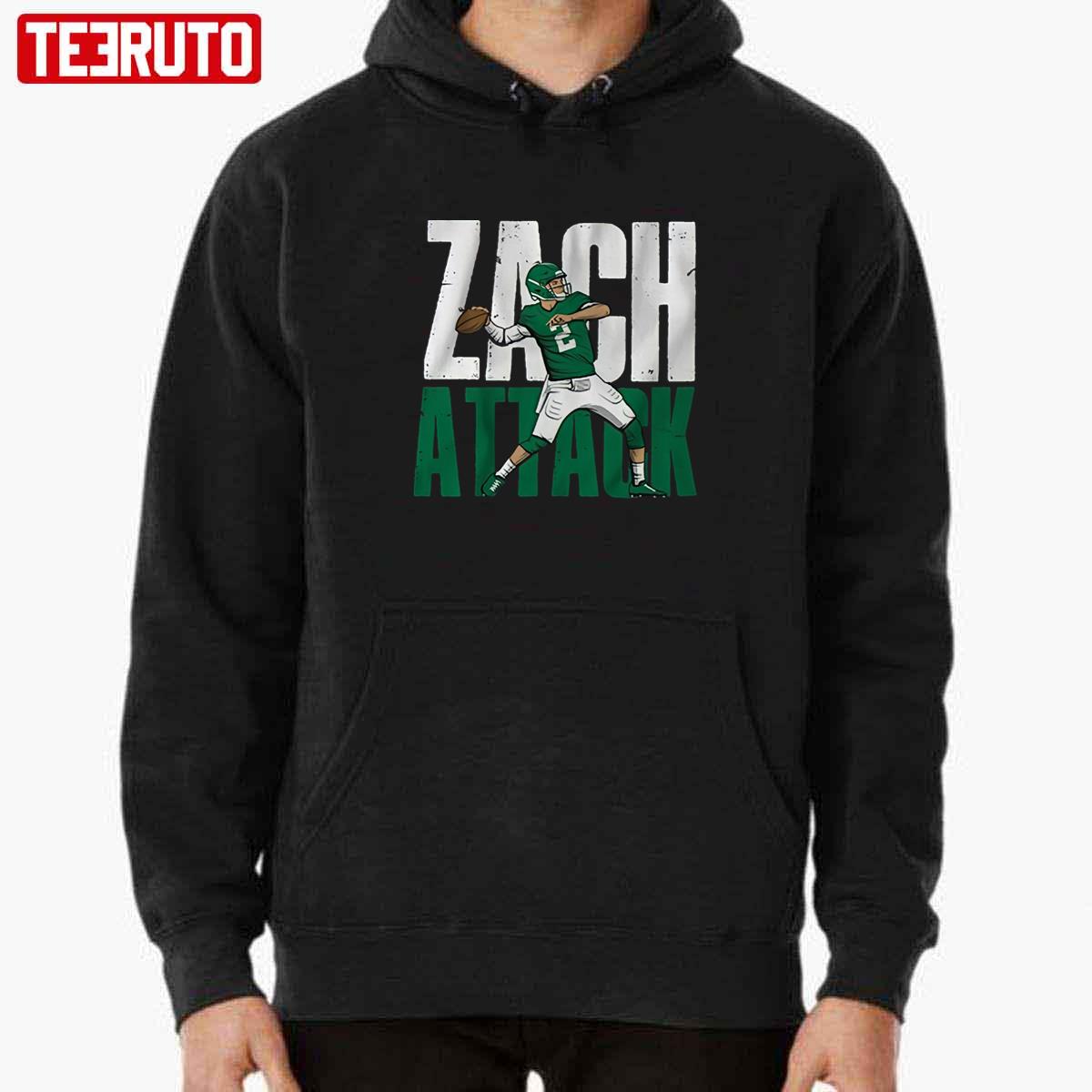 Buy 2 Zach Attack Zach Wilson New York Jets Shirt For Free Shipping CUSTOM  XMAS PRODUCT COMPANY