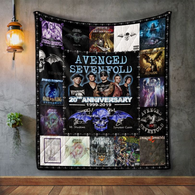 20 Years Of Avenged Sevenfold Covers Quilt Blanket
