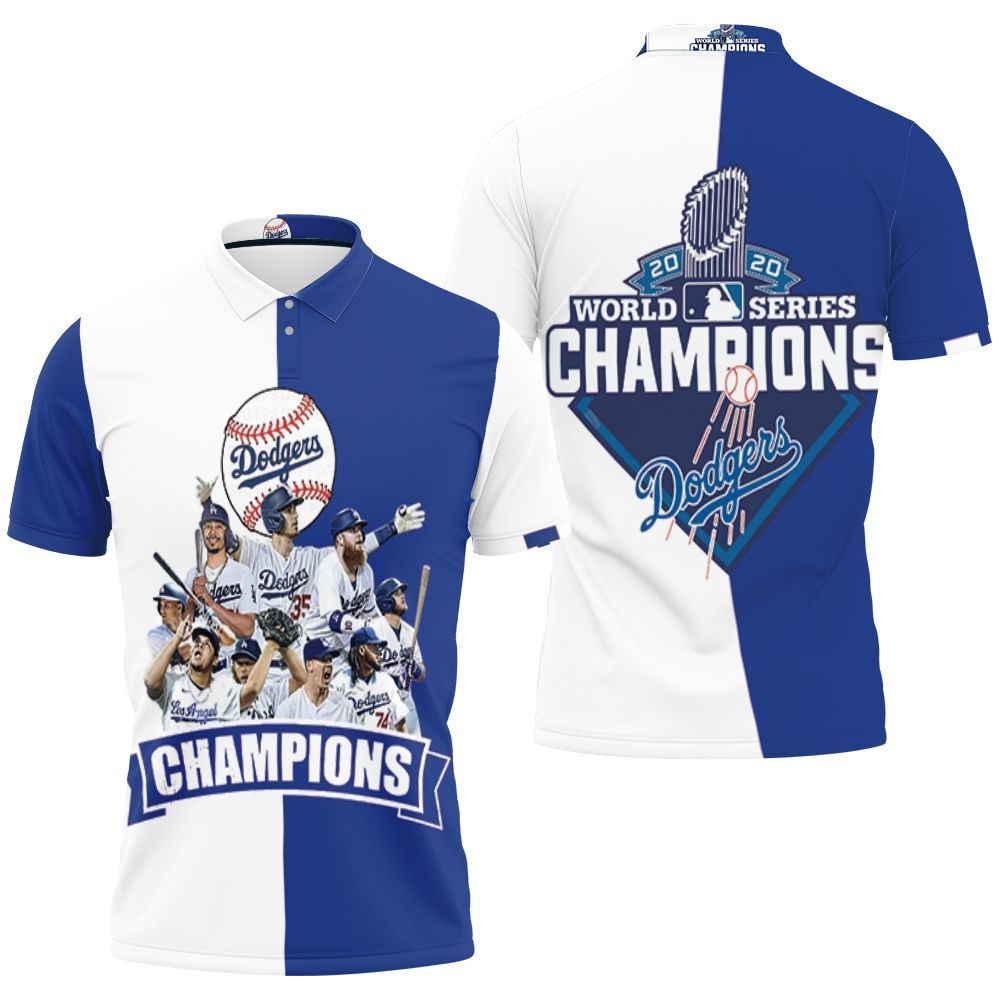 2020 World Series Champions Los Angeles Dodgers Polo Shirt All Over Print Shirt 3d T-shirt