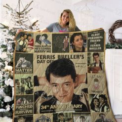 34th Anniversary Ferris Bueller’s Day Off Quilt Blanket