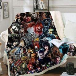 3D Horror Movie Blanket For Beds