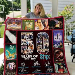 50 Years Of Styx Quilt Blanket