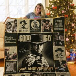 54 Years Of Movie The Good, The Bad & The Ugly Quilt Blanket