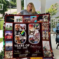 55 Years Of Pink Floyd Quilt Blanket