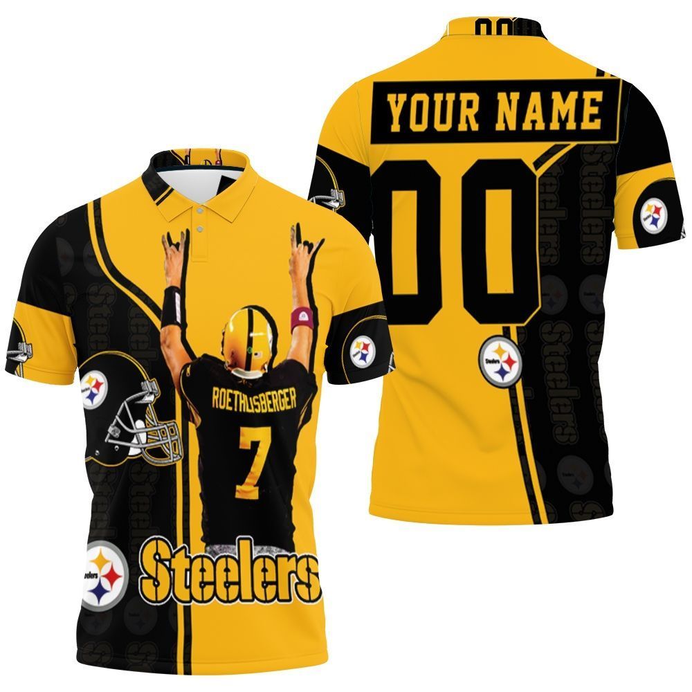 7 Ben Roethlisberger 7 Pittsburgh Steelers Great Player 2020 Nfl Season Personalized Polo Shirt  All Over Print Shirt 3d T-shirt