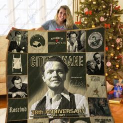 78th Anniversary Citizen Kane Love Quilt Blanket