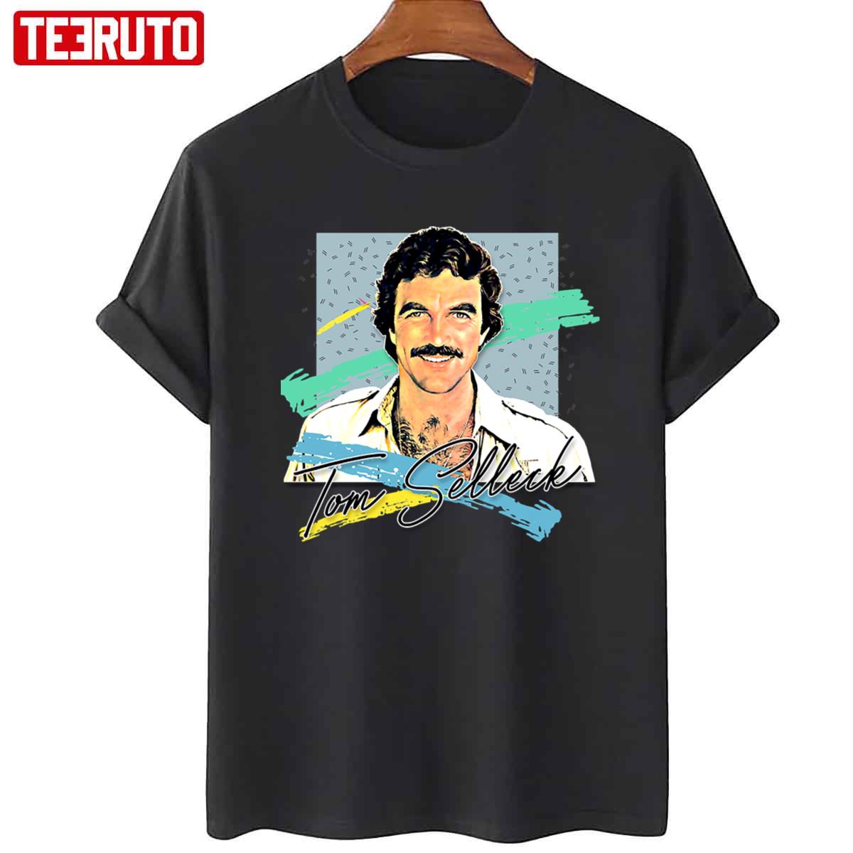 80s Aesthetic Tom Selleck Design Unisex T-Shirt