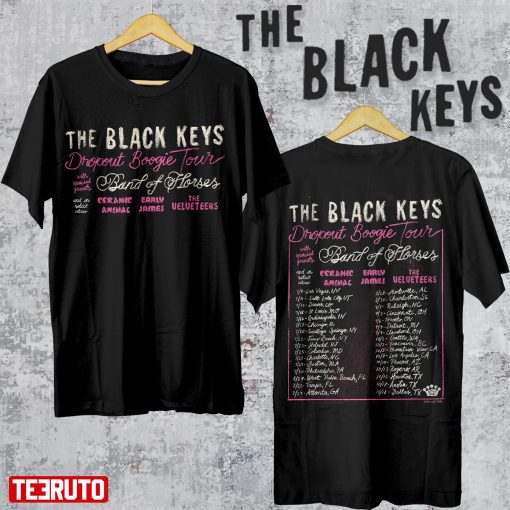 The Black Keys Dropout Boogie Tour 2022 Unisex T-Shirt