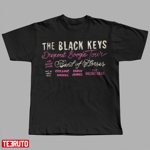 The Black Keys Dropout Boogie Tour 2022 Unisex T-Shirt