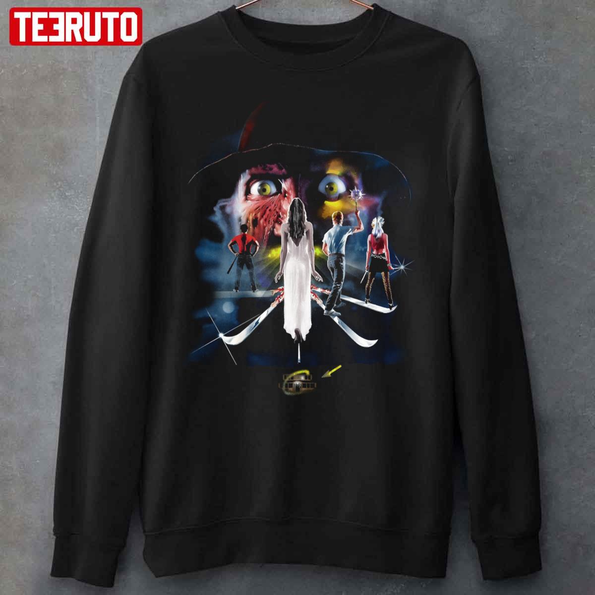 A Nightmare on Elm Street Horror Movie Art Unisex Sweatshirt