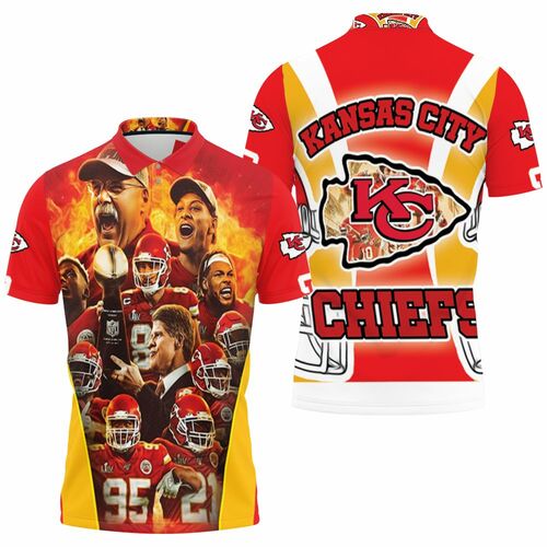 Afc West Division Kansas City Chiefs Champions Super Bowl 2021 Polo Shirt Model A20293 All Over Print Shirt 3d T-shirt