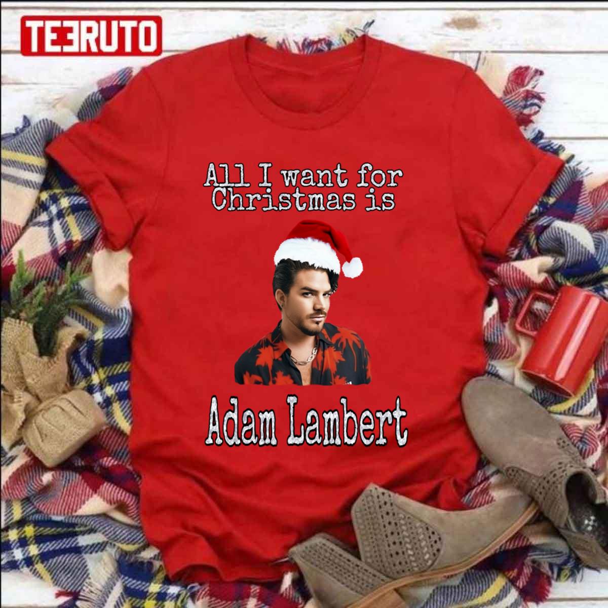 All I Want For Christmas Is Adam Lambert Unisex Sweatshirt