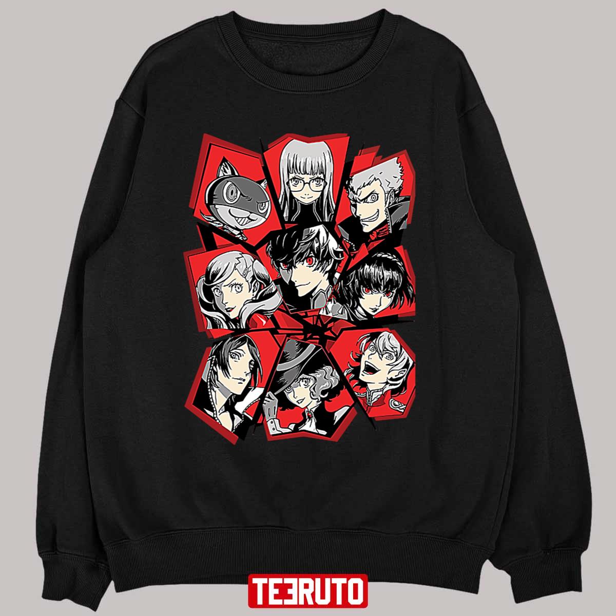 All Out Attack Persona 5 Game Art Unisex T-shirt - Teeruto