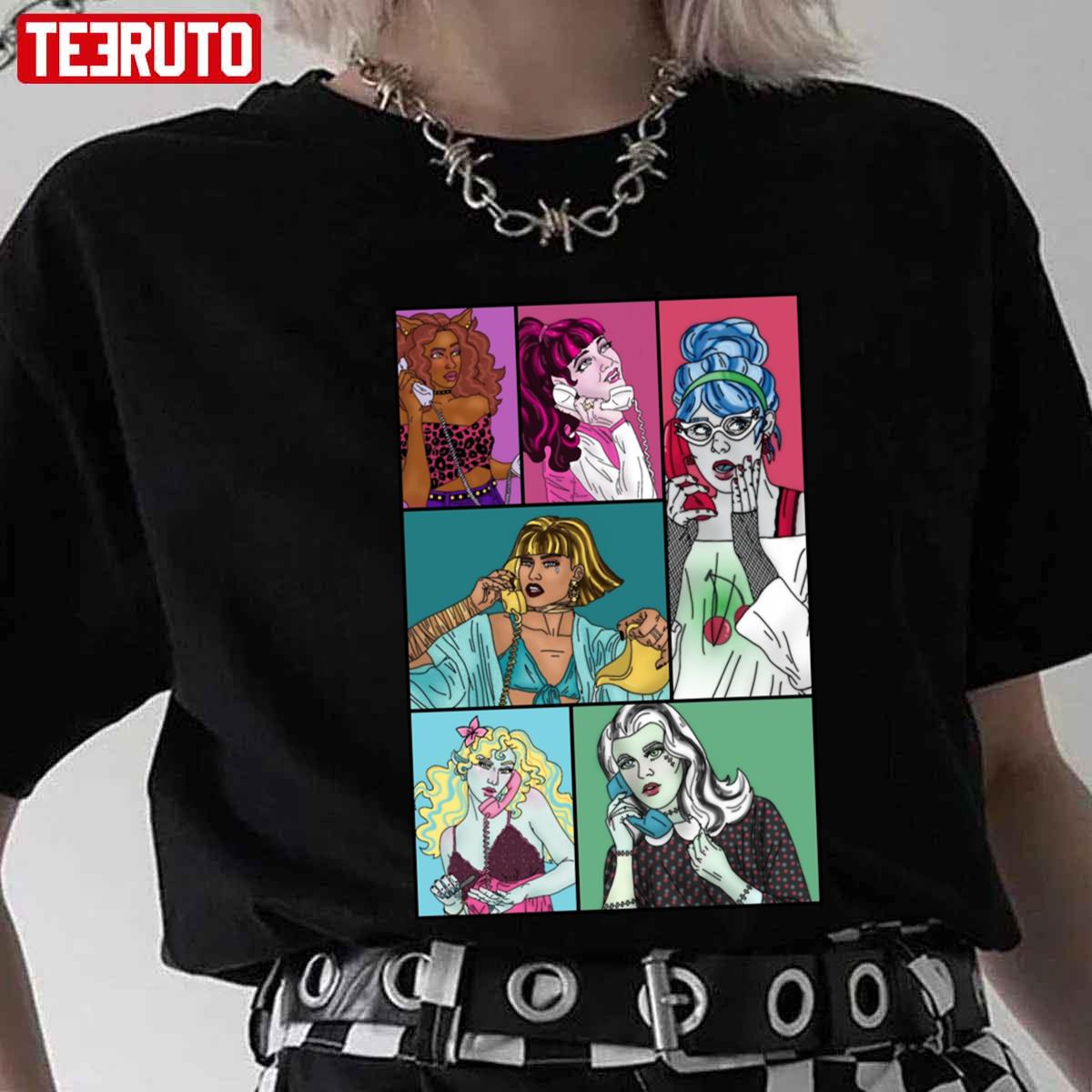 All The Ghouls Monster High Artwork Unisex T-Shirt
