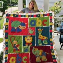 Alphabet Animals Baby Quilt Blanket