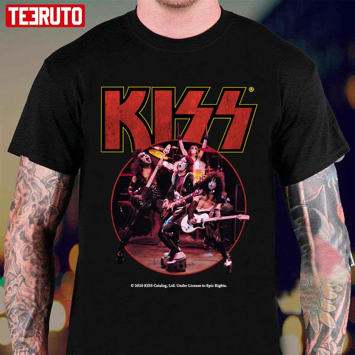 Amazing Stage Kiss Alive Kiss Band Unisex T-shirt