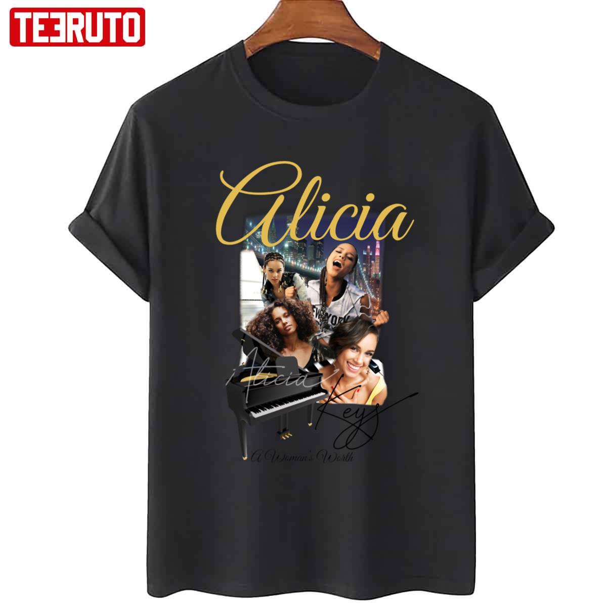 American Singer Songwriter Alicia Keys Graphic Design Unisex Sweatshirt