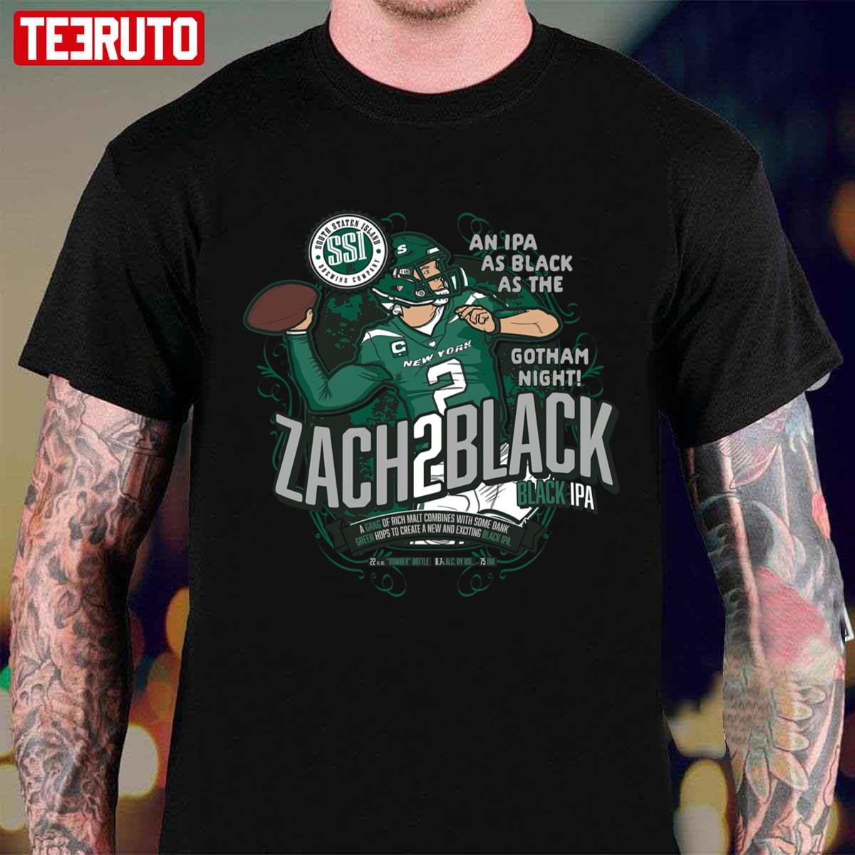 An Ipa As Black As The Gotham Night Zach Wilson Black IPA Unisex T-Shirt