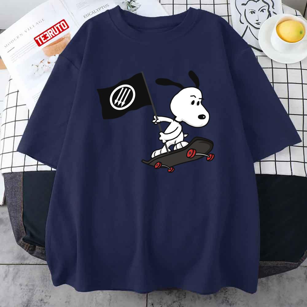 Antifa Antifascist Snoopy Dog Unisex T-Shirt