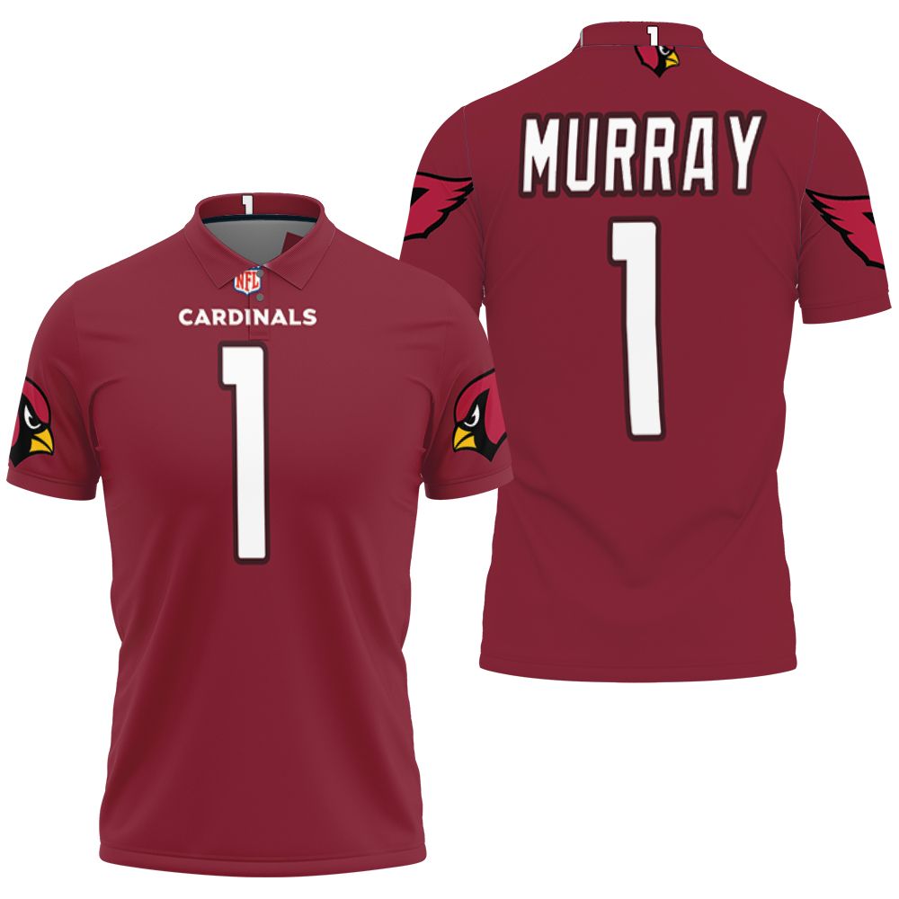 Arizona Cardinals Kyler Murray #1 Nfl Great Player White 100th Season  Golden Edition 3d Desiged Allover Gift For Arizona Fans Polo Shirt –  Teepital – Everyday New Aesthetic Designs