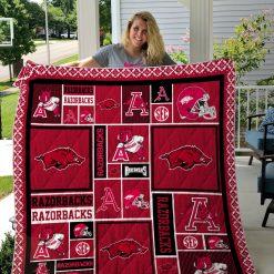 Arkansas Razorbacks Collected Ncaa Quilt Blanket