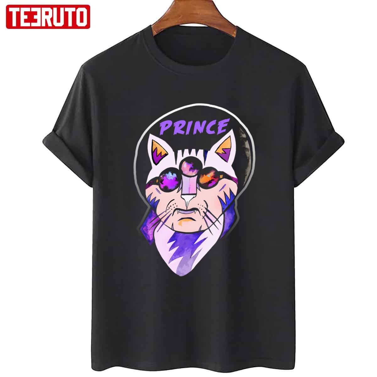 Artist Musician Prince Cat Art Tribute Unisex T-Shirt