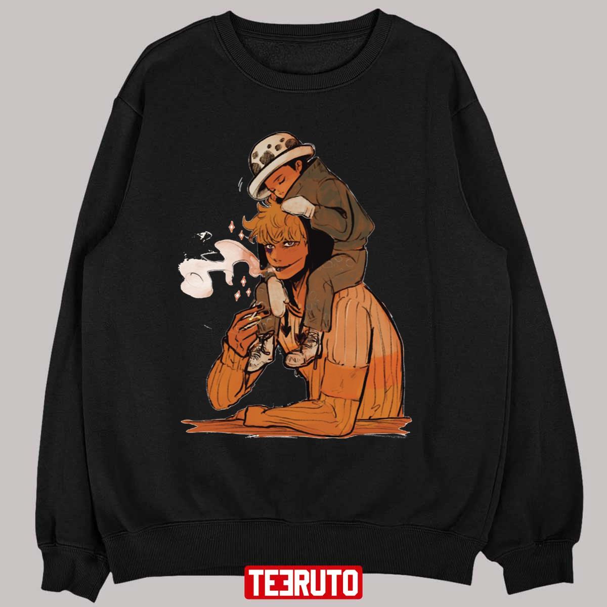 Artwork Of One Piece Law With A Kid Unisex T-Shirt