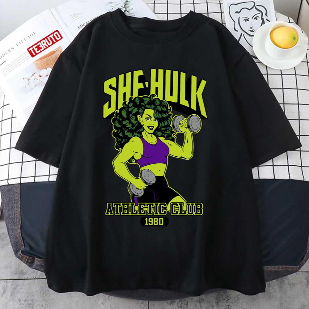 Athletic Club She Hulk Colorful Unisex T-shirt
