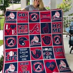 Atlanta Braves Quilt Blanket DUP1