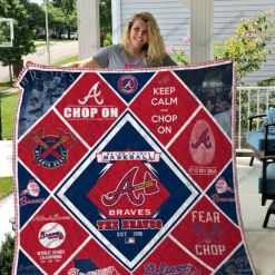 Atlanta Braves The Braves EST 1996 Quilt Blanket