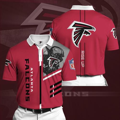 Atlanta Falcons Sports American Football Nfl Polo Shirt Shirt All Over Print Shirt 3d T-shirt