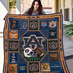 Auburn Tigers Big AU Ncaa Quilt Blanket