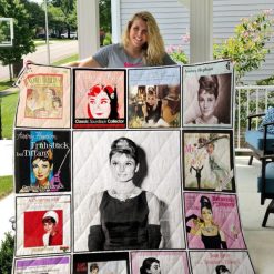 Audrey Hepburn Quilt Blanket