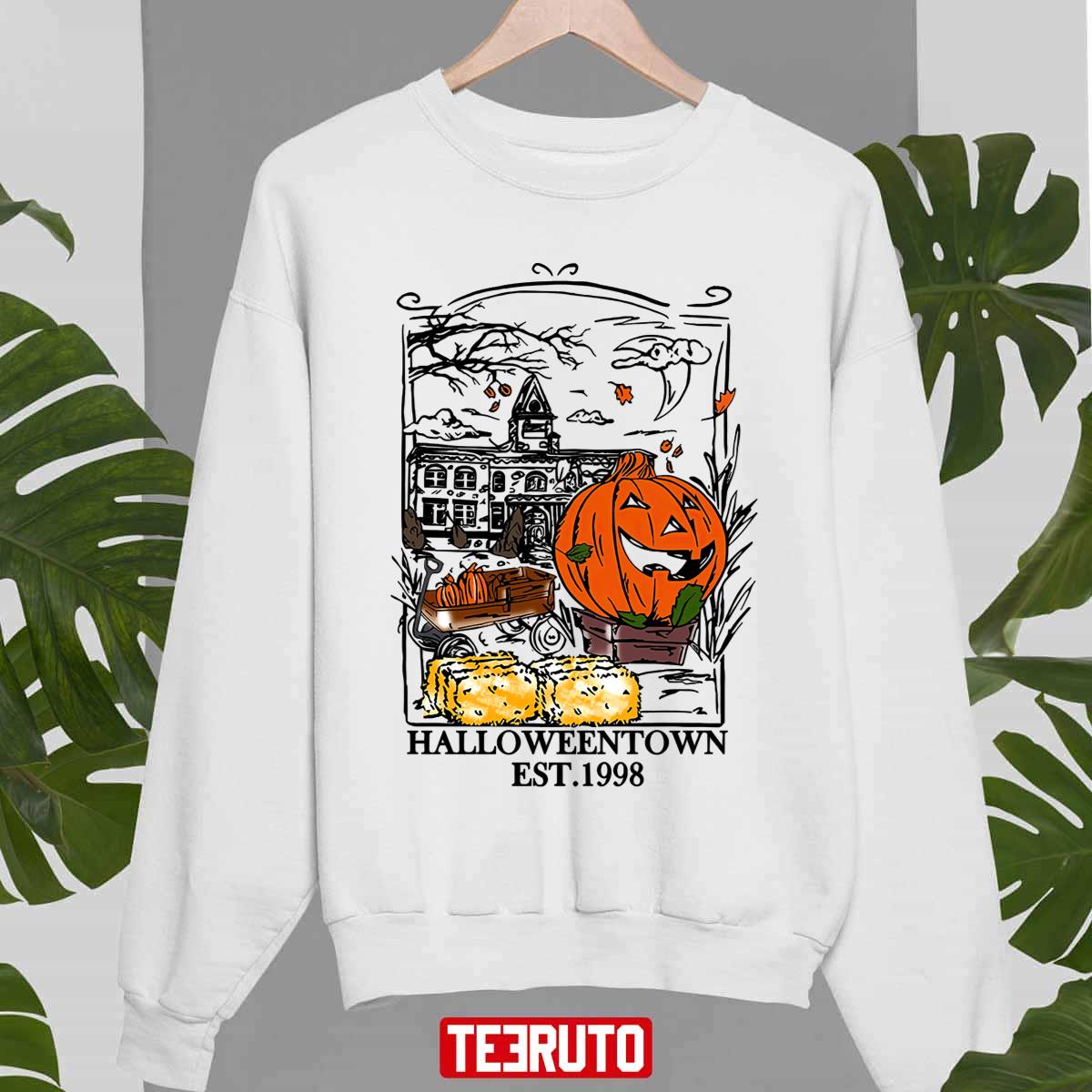 Autumn Fall Season Is Coming Halloweentown Est 1998 Unisex Sweatshirt