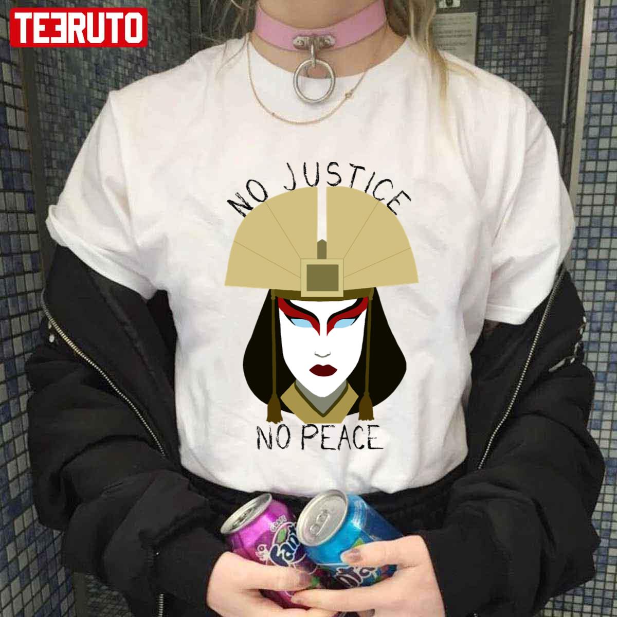 Avatar Kyoshi No Justice No Peace Unisex T-Shirt