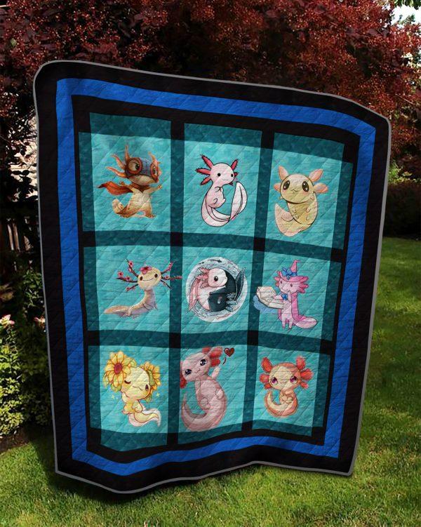 Axolotl Hs020501 Quilt Blanket - Teeruto