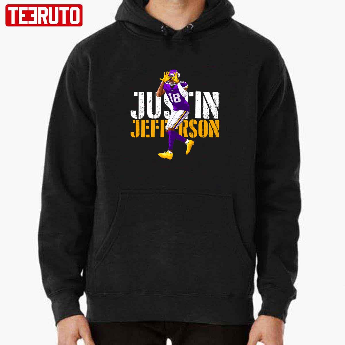 Minnesota Vikings - Justin Jefferson Christmas Knitted Sweater