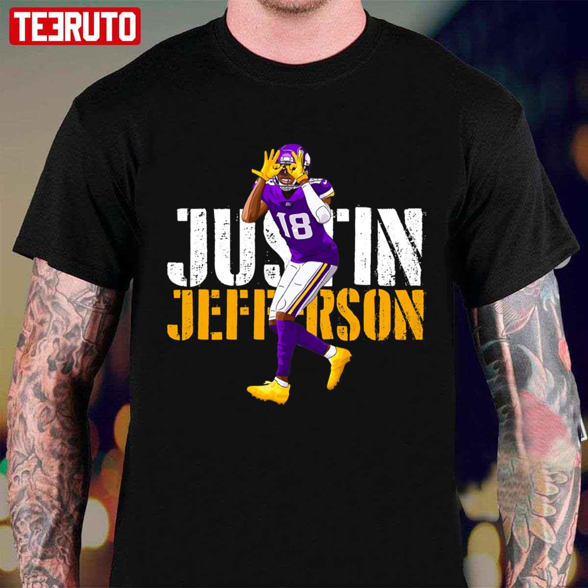 Ba Bi Buuuuuuuu Justin Jefferson Minnesota Vikings Unisex T-shirt - Teeruto