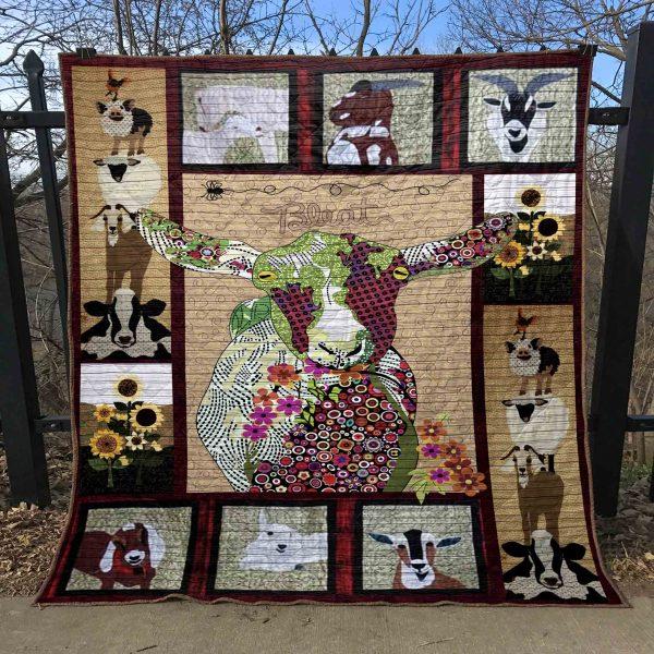 Baby Goat On Farm Blanket Lk08 Teeruto