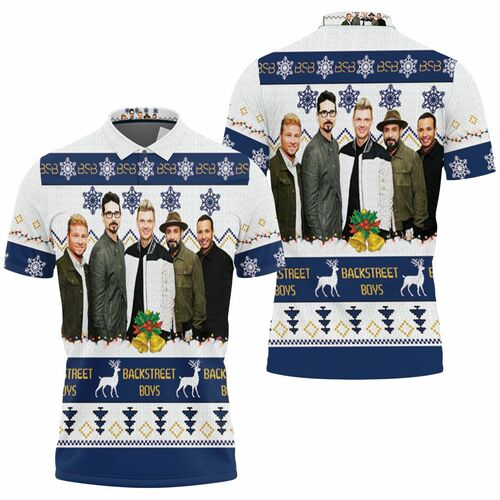 Backstreet Boys Christmas Knitting Pattern Fan Quilt Blanket 3d Polo Shirt Model A31173 All Over Print Shirt 3d T-shirt