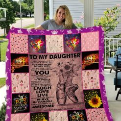 Ballet To My Daughter Personalized Quilt Blanket