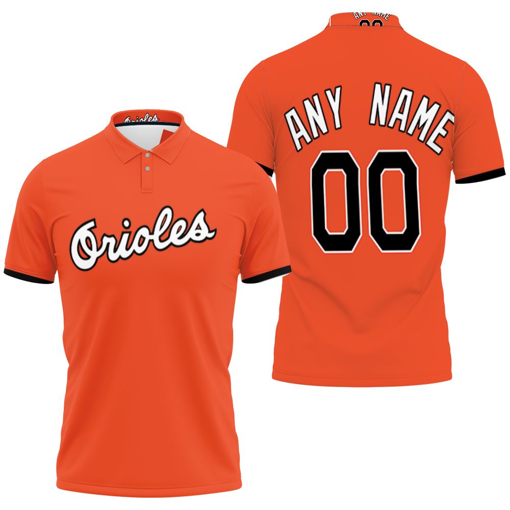 Baltimore Orioles Mlb Baseball Team 1988 Cooperstown Collection Mesh Orange 2019 3d Designed Allover Custom Gift For Baltimore Fans Polo Shirt