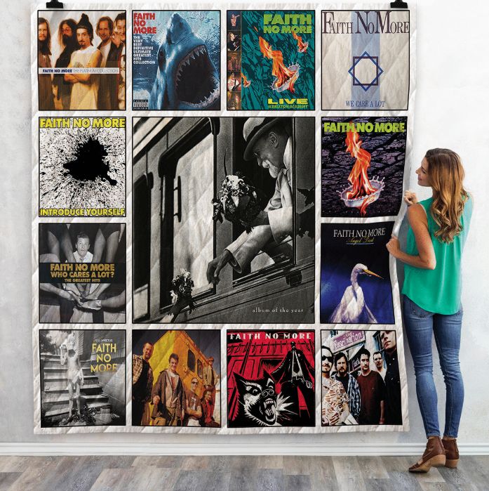 Band Faith No More Albums Collection Quilt Blanket