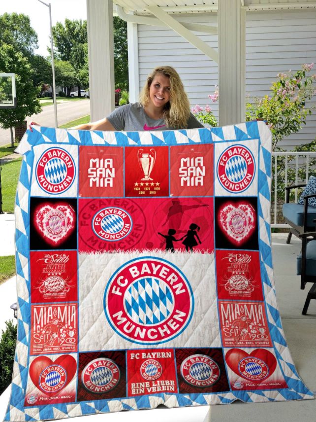 Bayern Munich Logo Quilt Blanket Teeruto