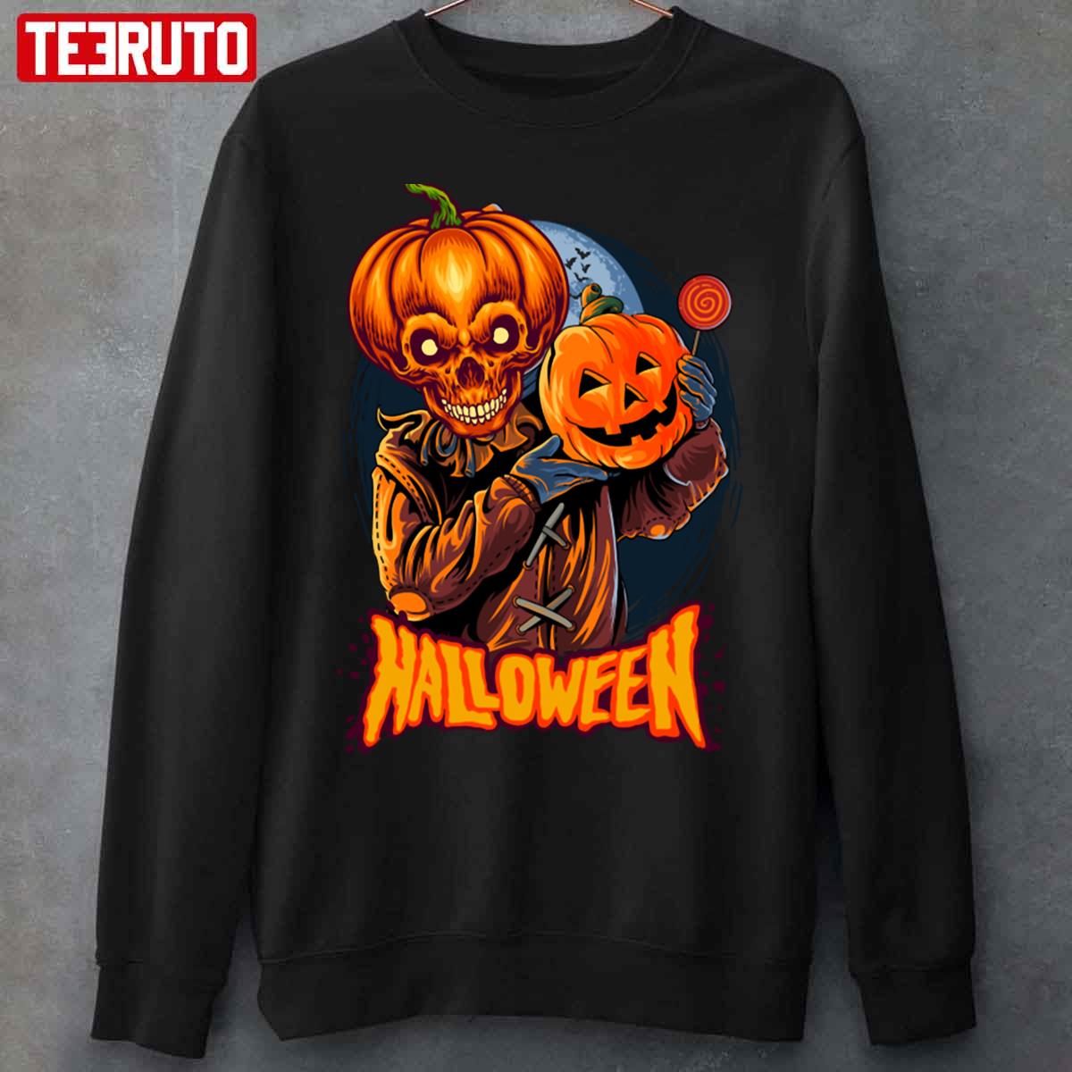 Be Afraid Be Very Afraid Halloween Monster Unisex Sweatshirt