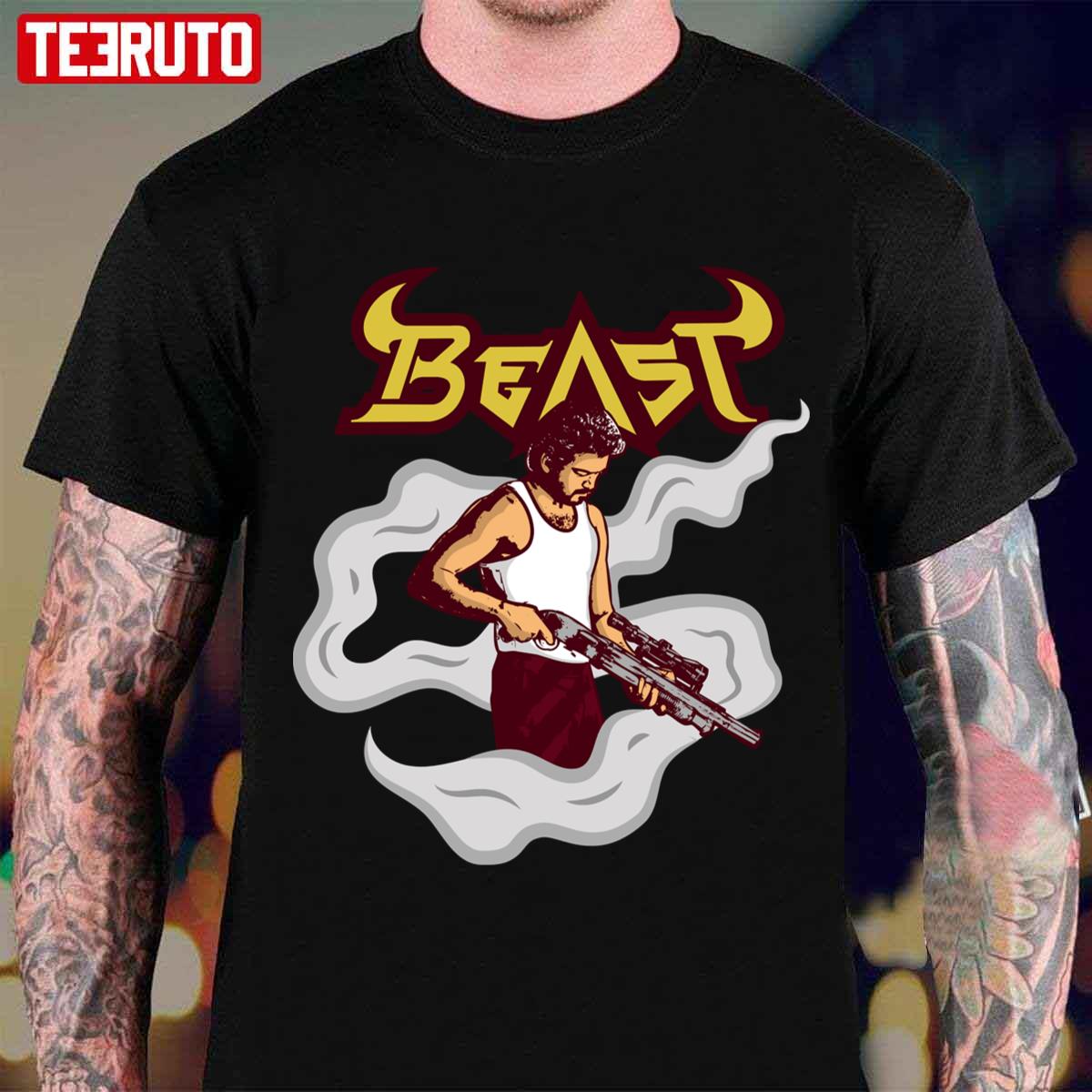 Beast Tamil Movie Vijay Latest Unisex T-shirt